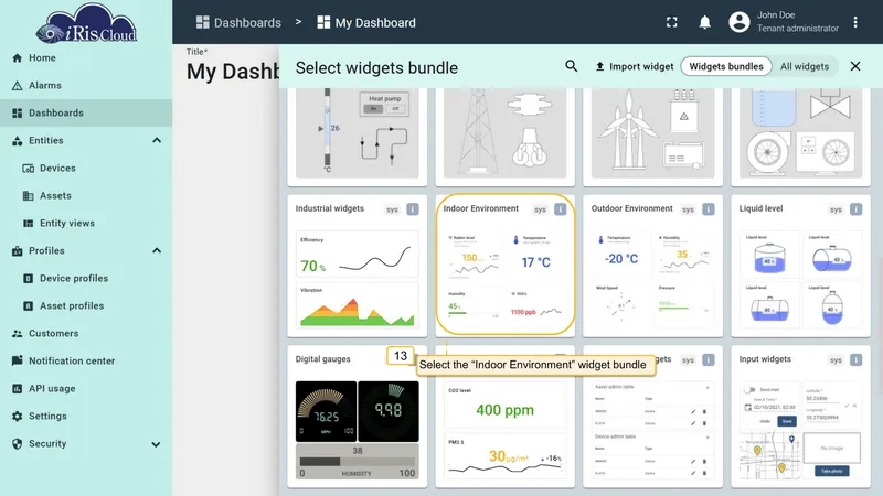 Select widget bundle